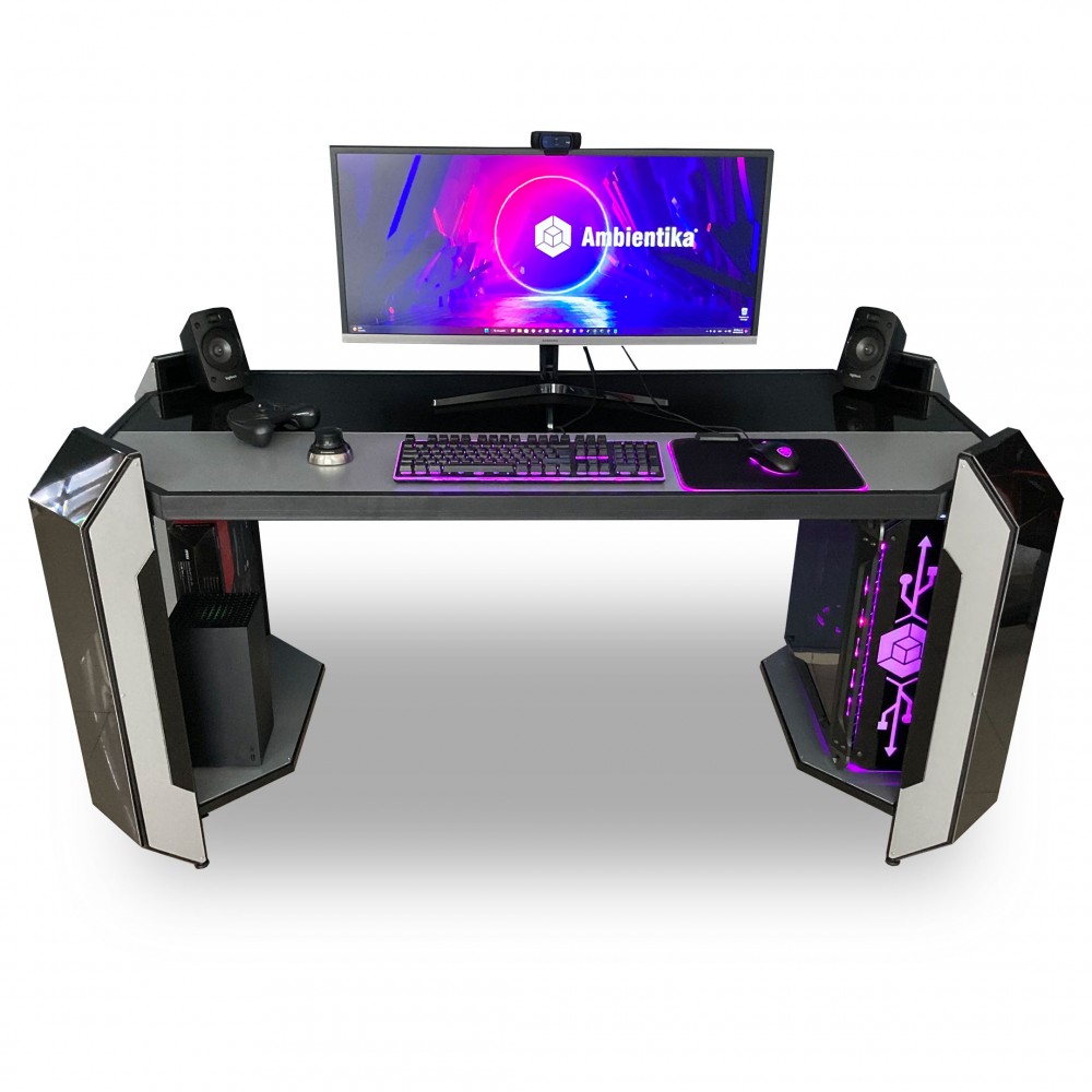 Desk-Top model W Gaming Desk Ambientika
