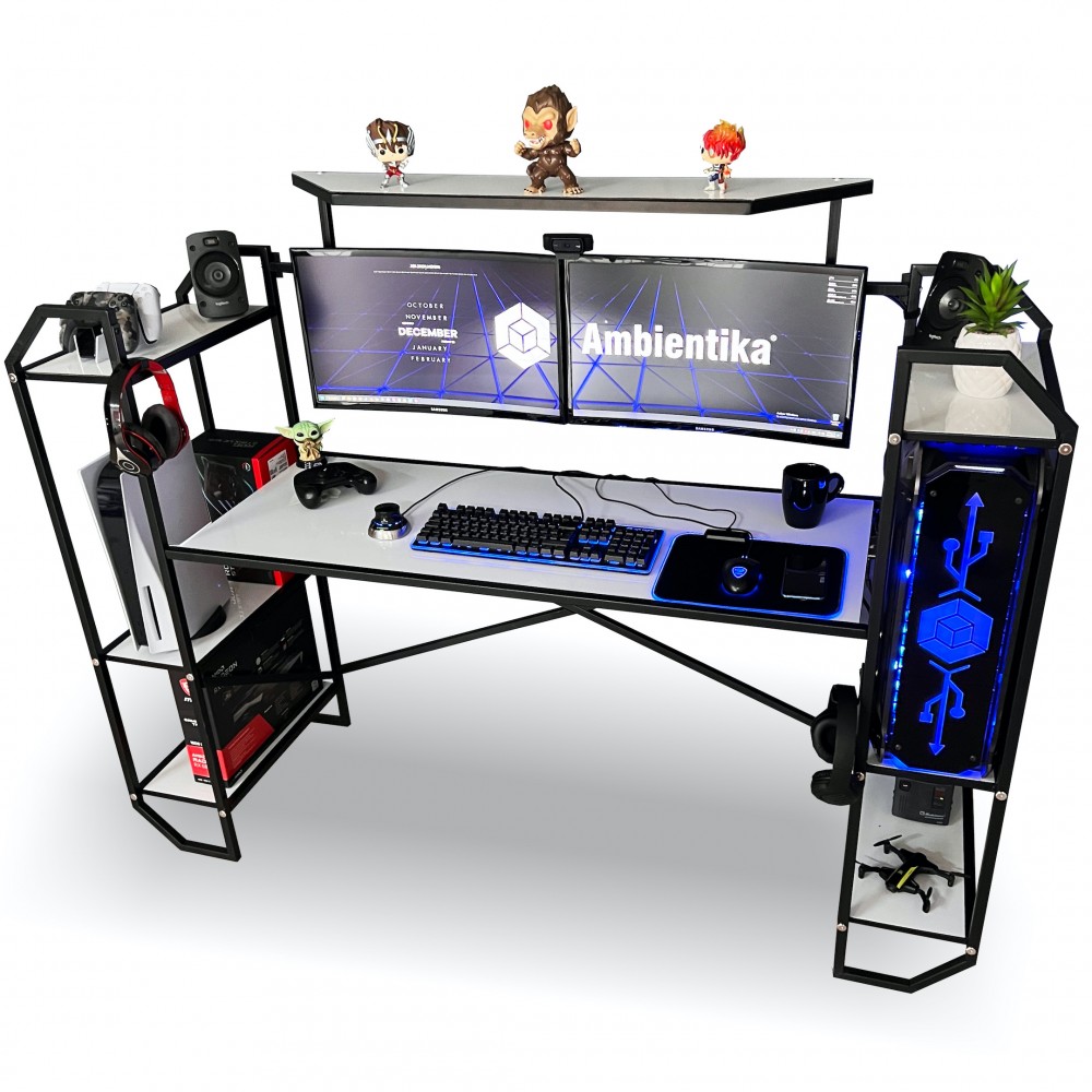 Desk-Top modelo H Escritorio gamer Ambientika