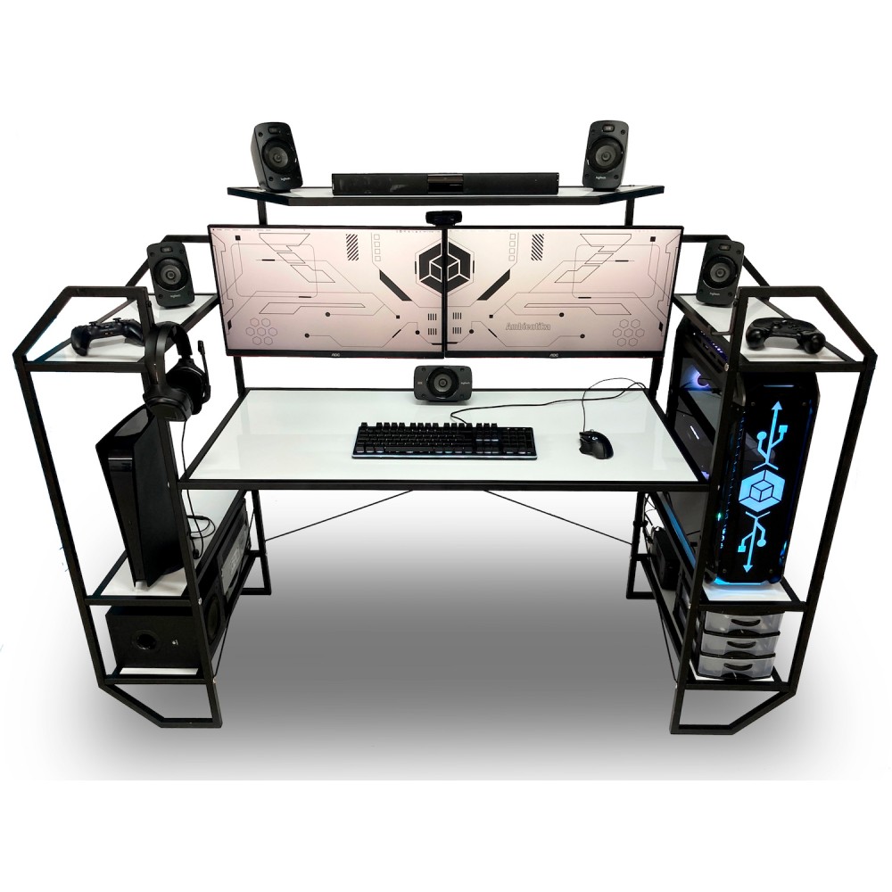 Desk-Top Modelo H Escritorio Gamer Ambientika