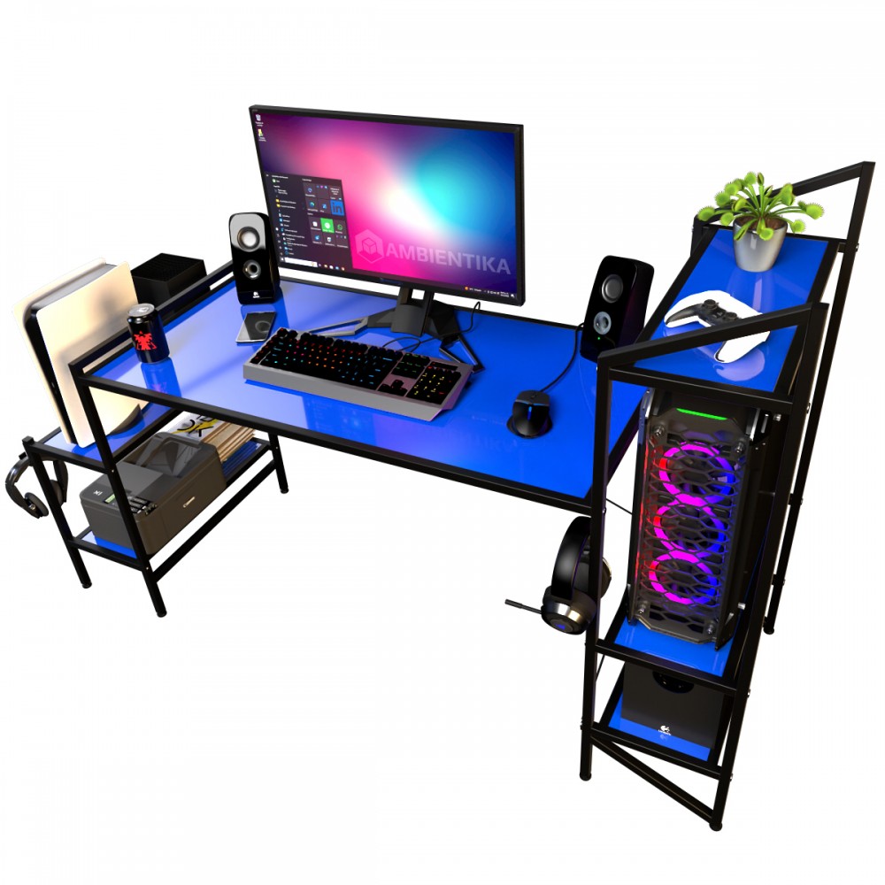 Desk-Top modelo J Escritorio Gamer Ambientika