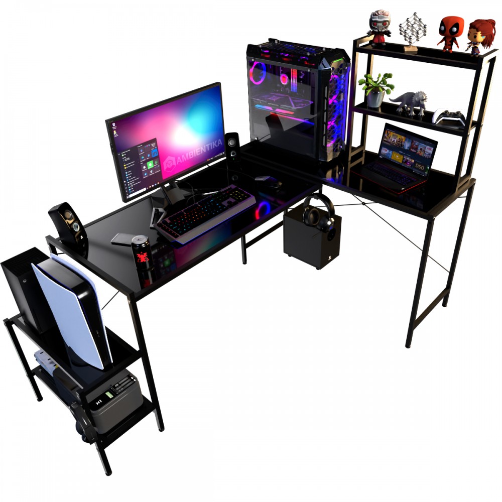 Desk-Top modelo L Escritorio Gamer Ambientika